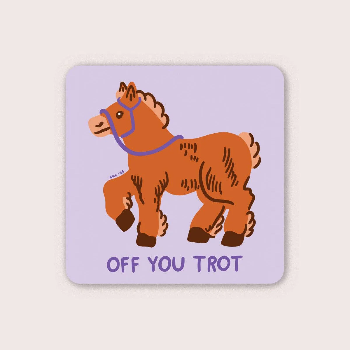 Off You Trot Sticker | Waterproof Vinyl Sticker - Image 2