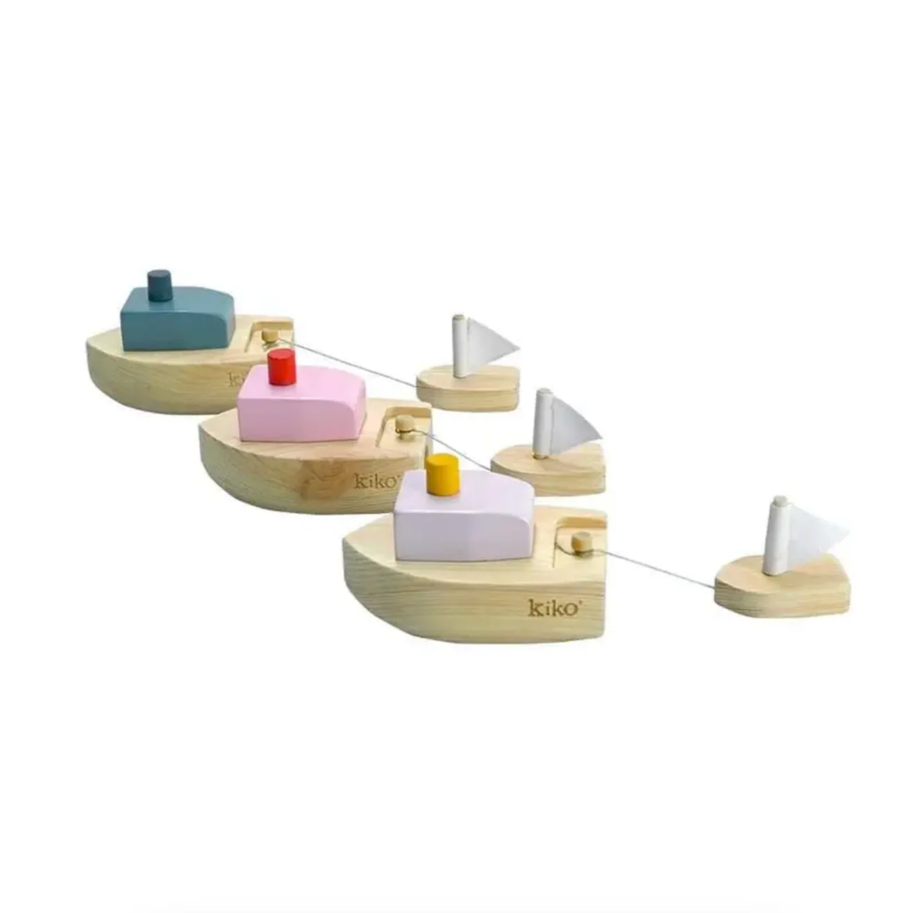 Ofune Wind-Up Boat -blue - Image 5