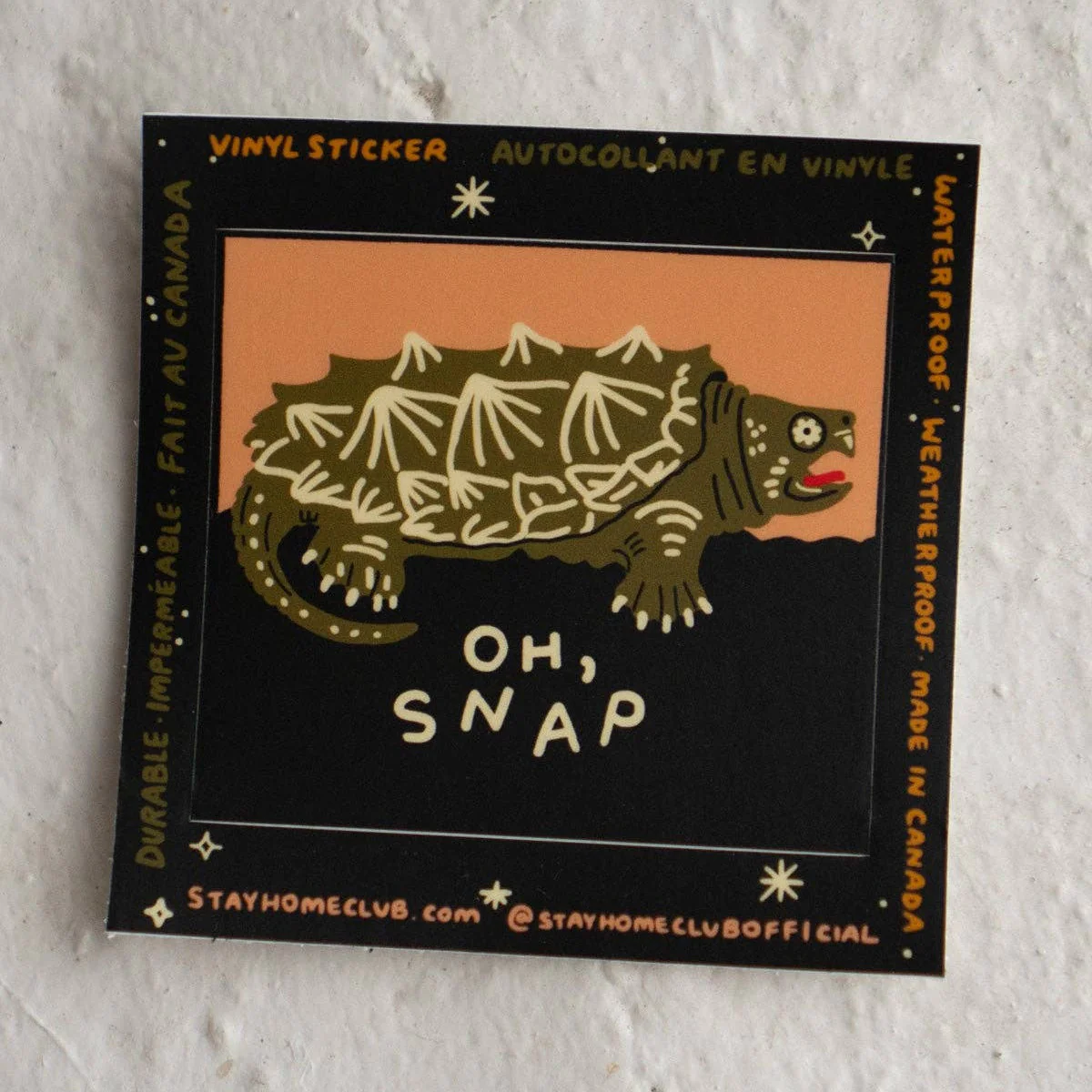 Oh Snap Vinyl Sticker - Image 4