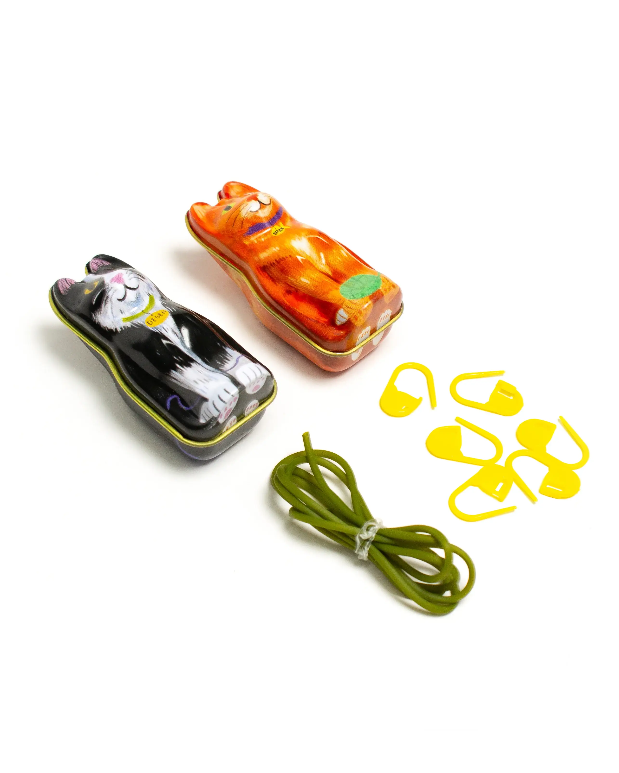 Orange Cat Tin - Stitch Markers - Image 8