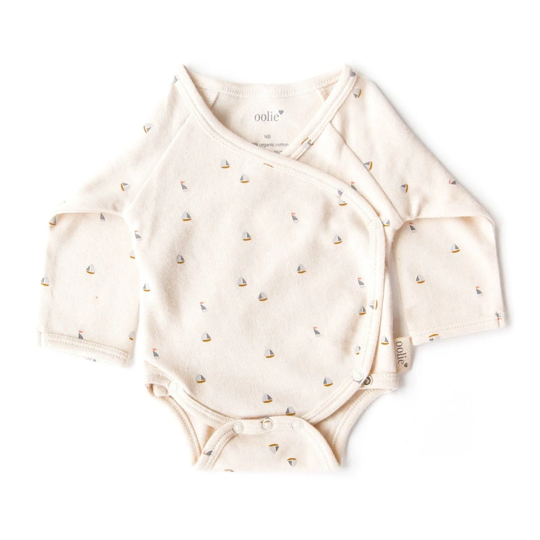 Organic Baby Bodysuit: Schooner