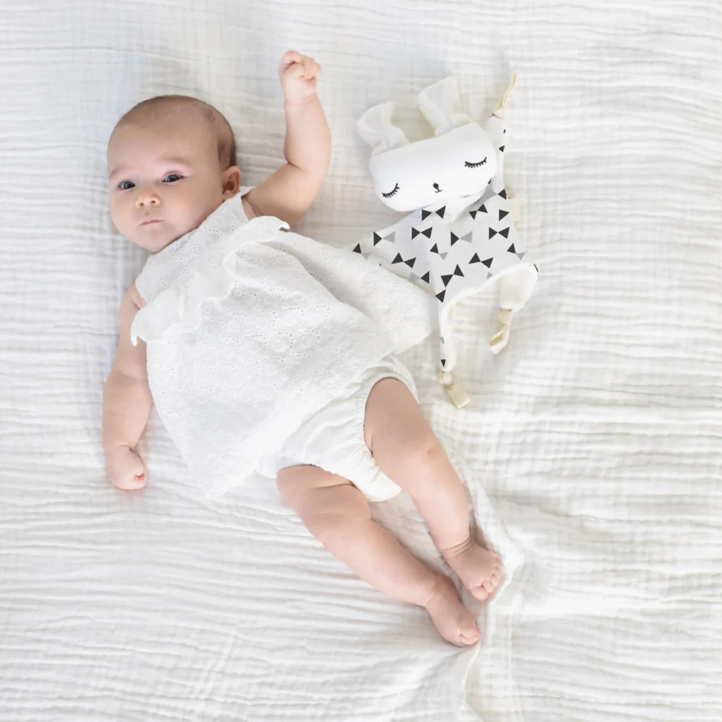 Organic Cuddle Bunny Lovie -bowties - Image 4