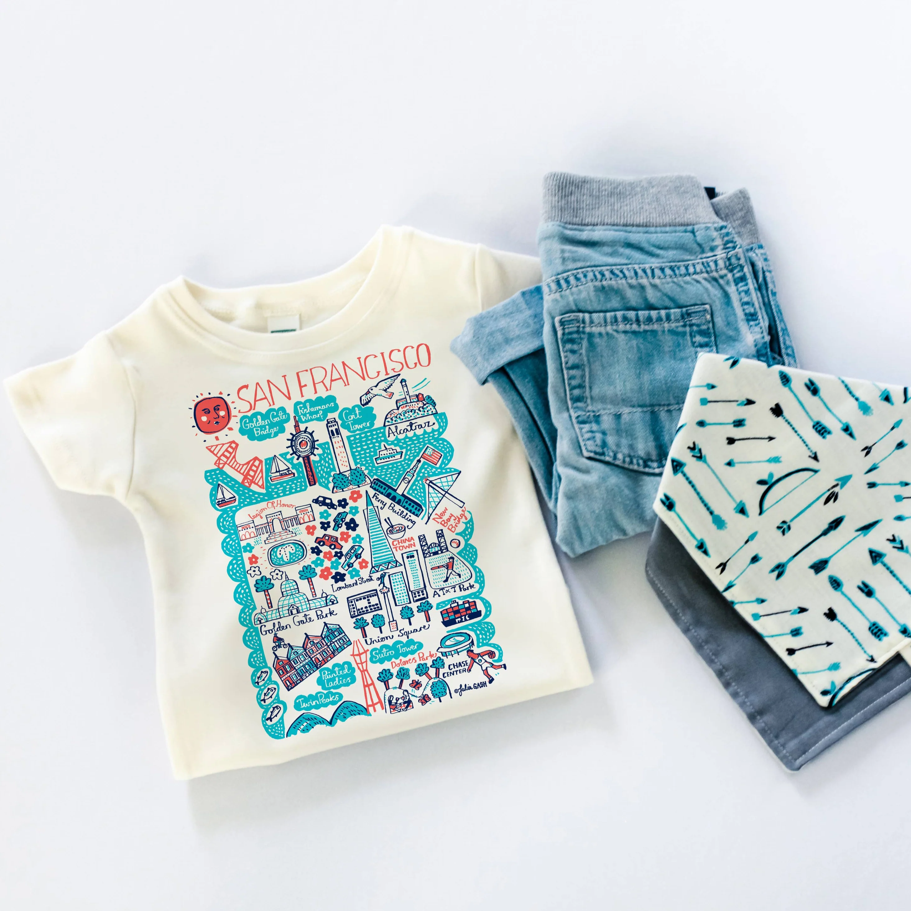Organic San Francisco Onesie - Image 2