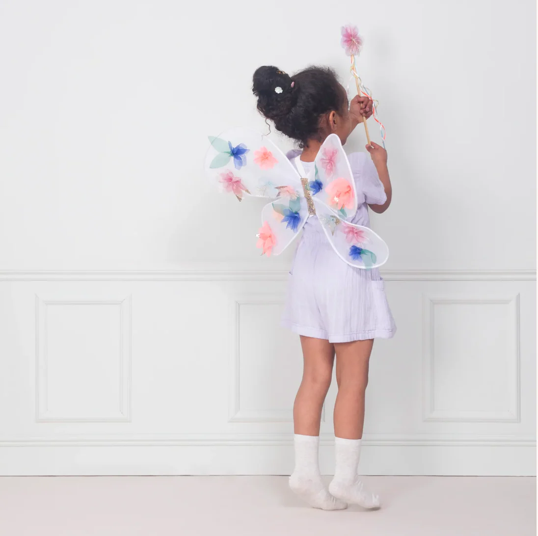 Organza Flower Wings & Wand - Image 2
