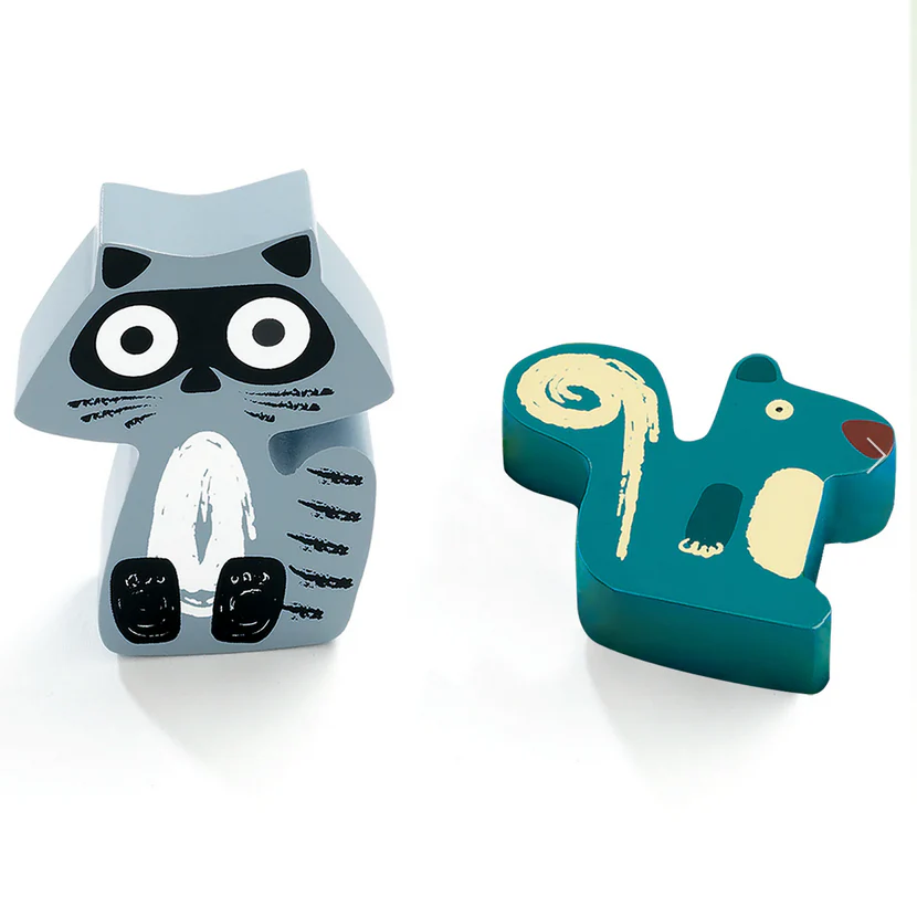 Oski Embroidered Felt and Wooden Puzzle - Image 3