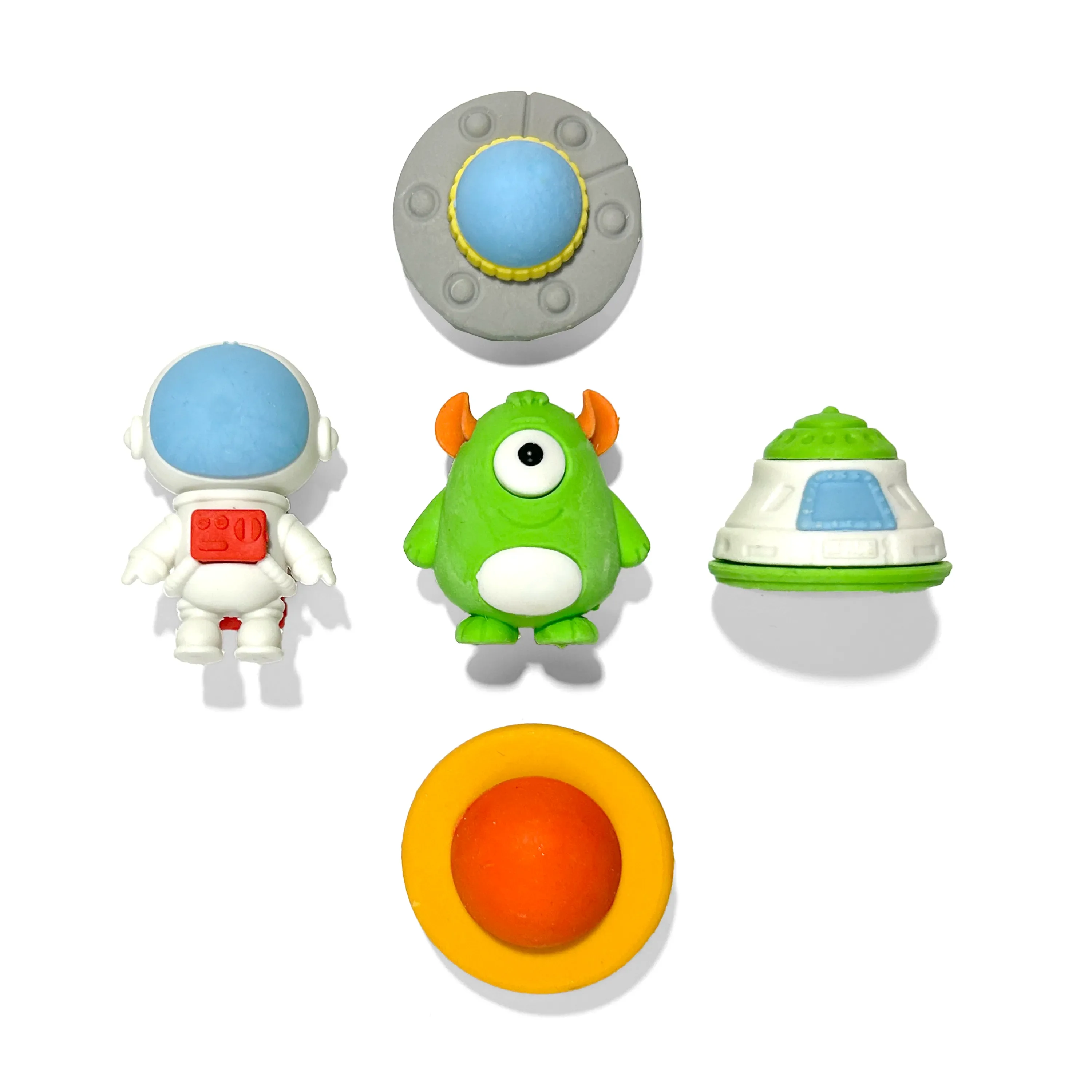 Outta This World-Scented Puzzle Eraser-Set of 5 - Image 2