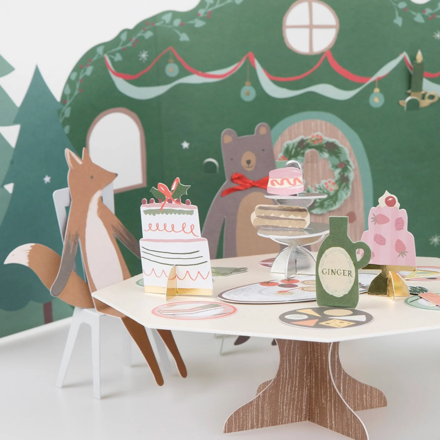 Owl's Party Paper Play Advent Calendar - Image 3