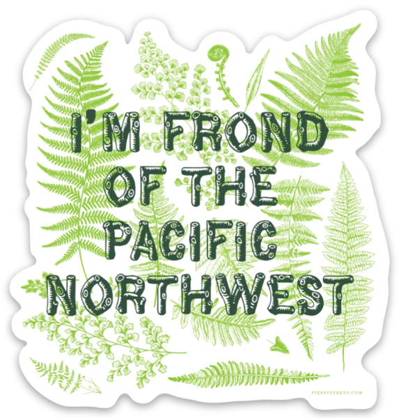 Pacific Northwest Pun Sticker - Image 2