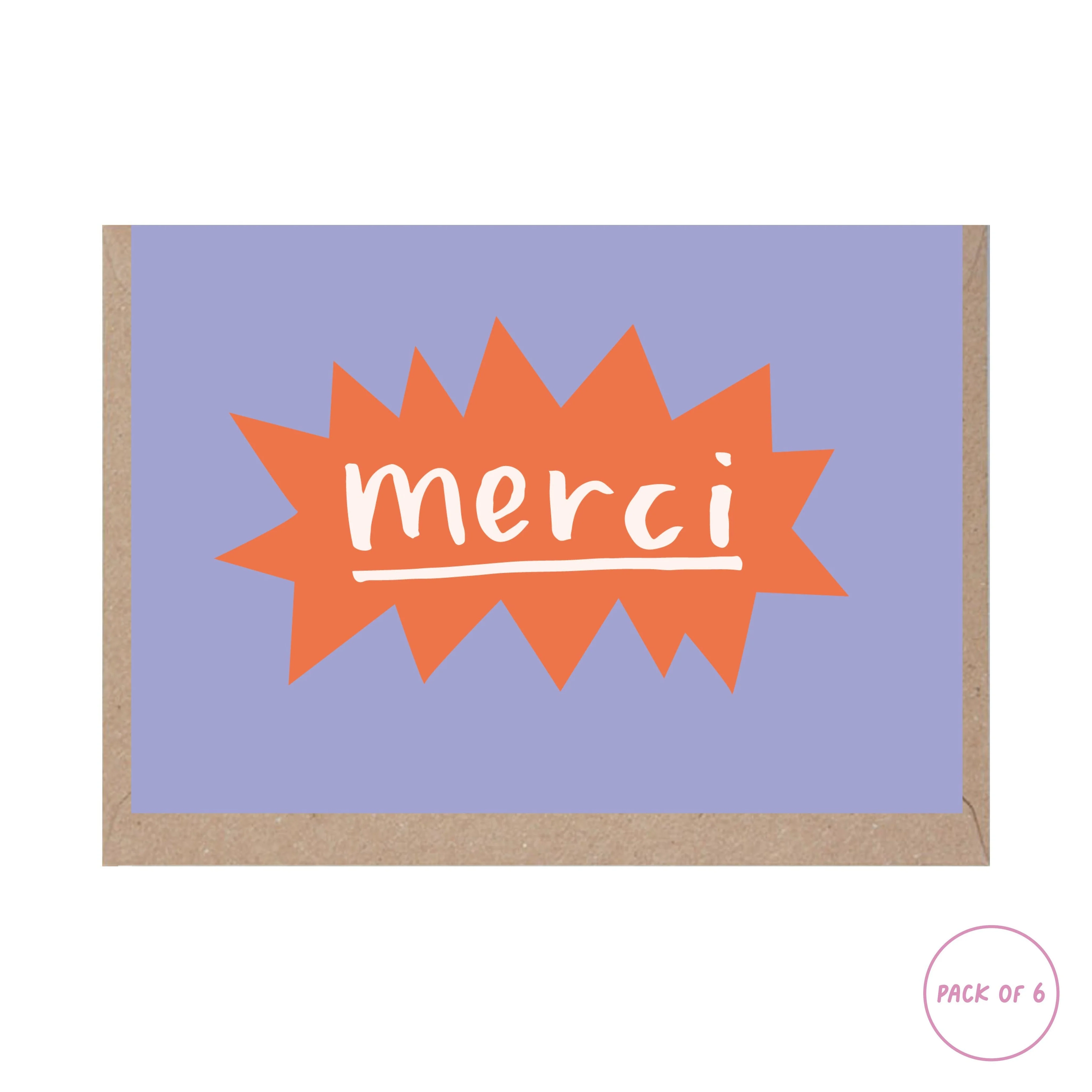 Mini Merci Cards (6pk) - Image 3
