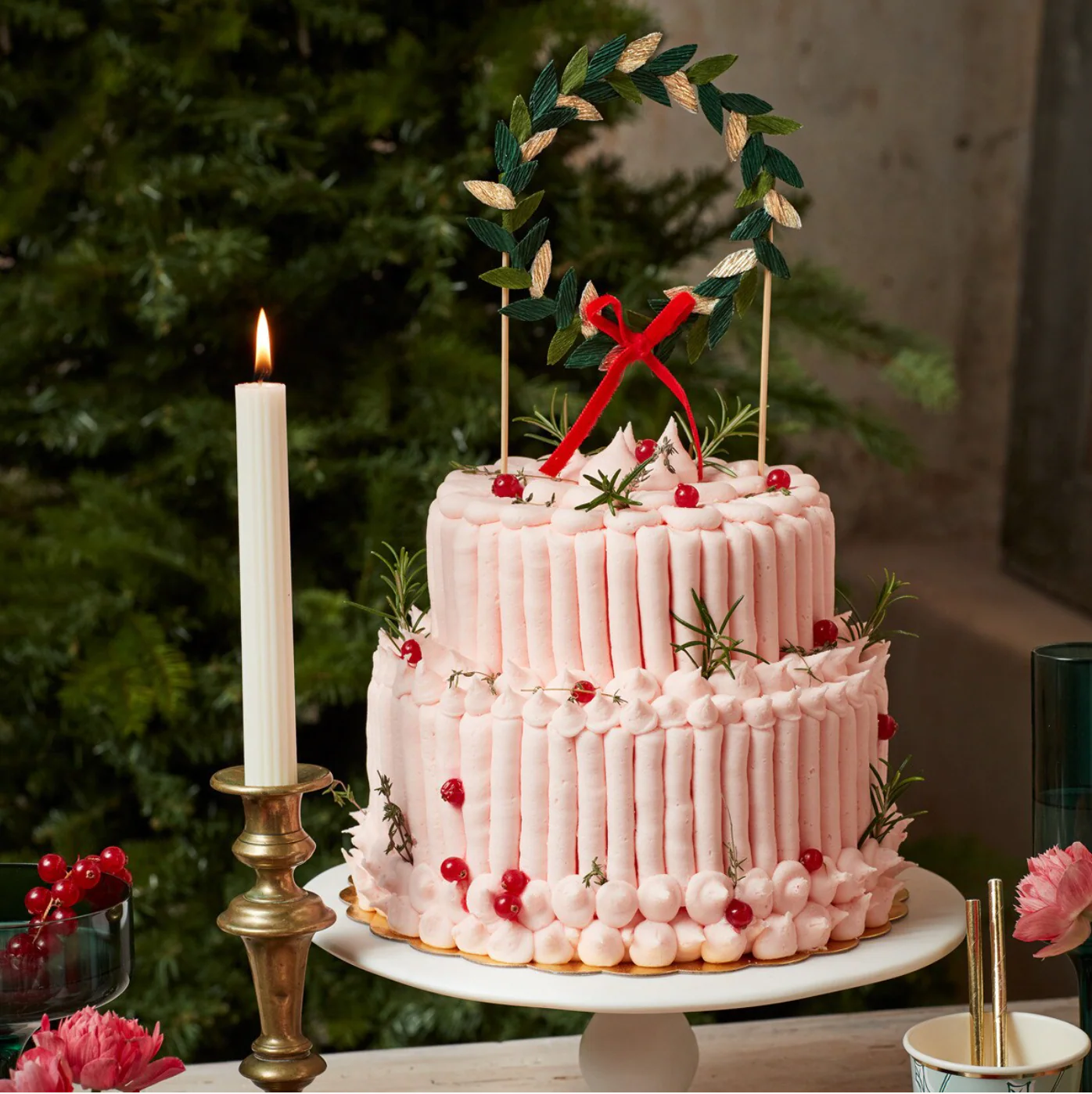 Wreath Cake Topper - Image 2