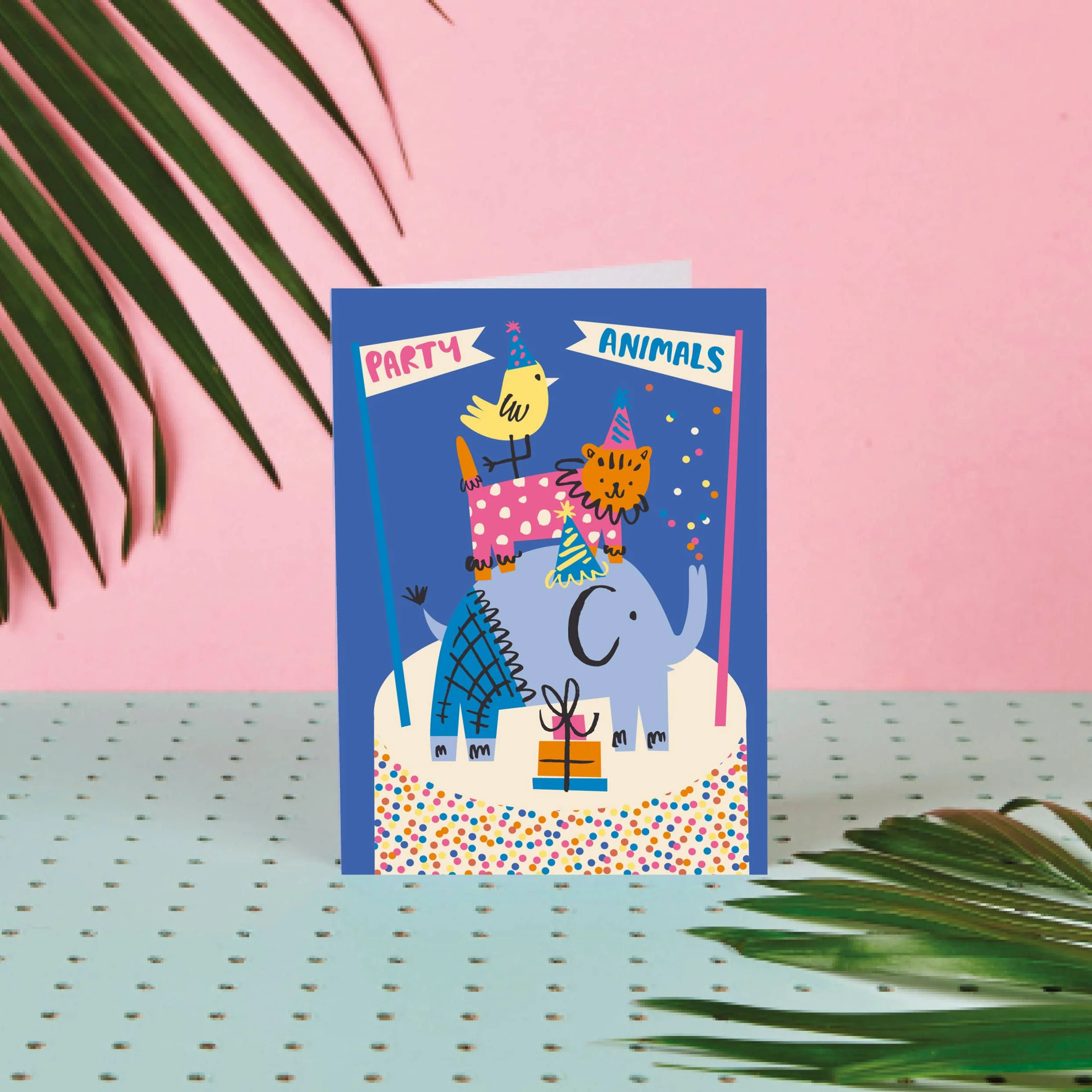 Party Animals - Cute Kids Birthday Card - Image 2