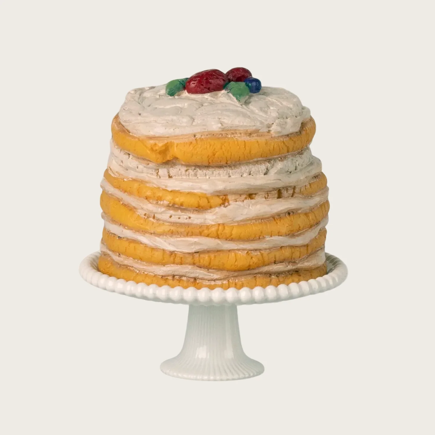 Party cake & cake stand for Mouse - Off white