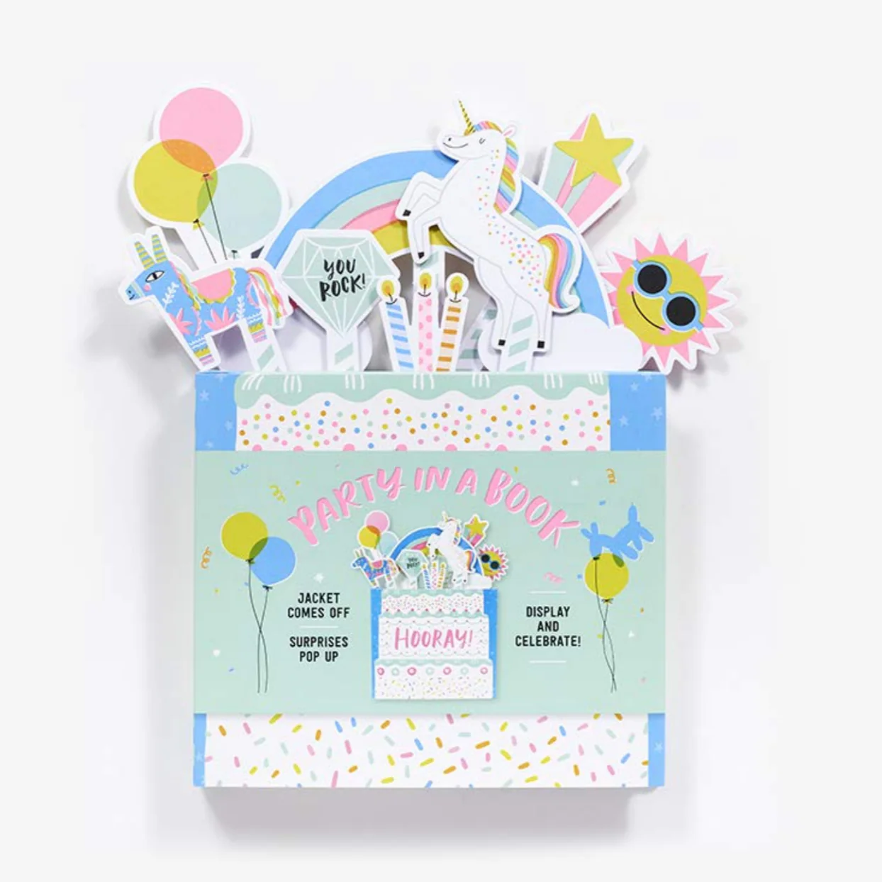 Party in a Book : Jacket Comes Off. Surprises Pop up