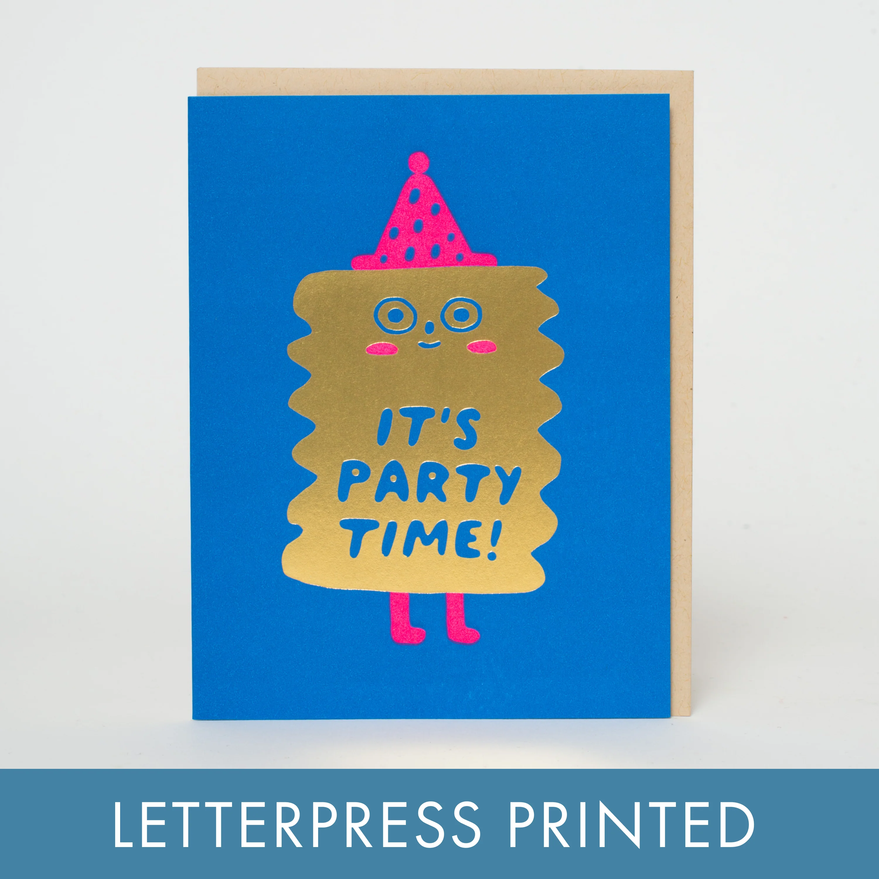 Party Time Birthday Friend Letterpress Card - Suzy Ultman - Image 2