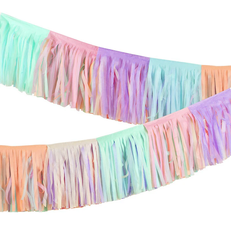 Pastel Fringe Garland