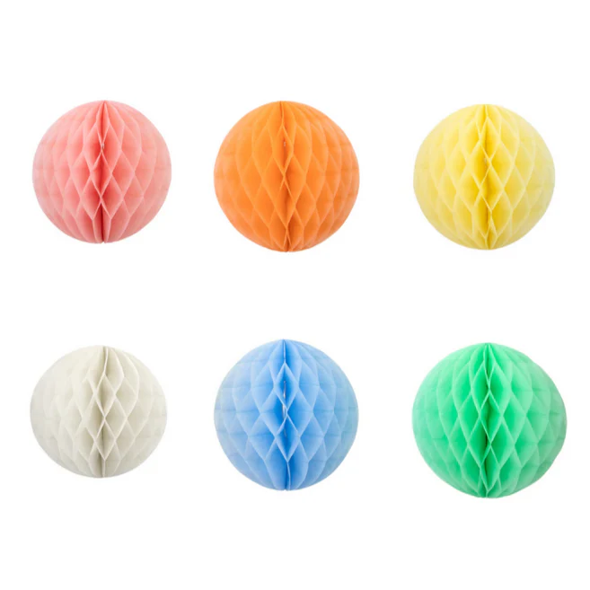 Pastel Honeycomb Decoration Kit (pk16) - Image 2