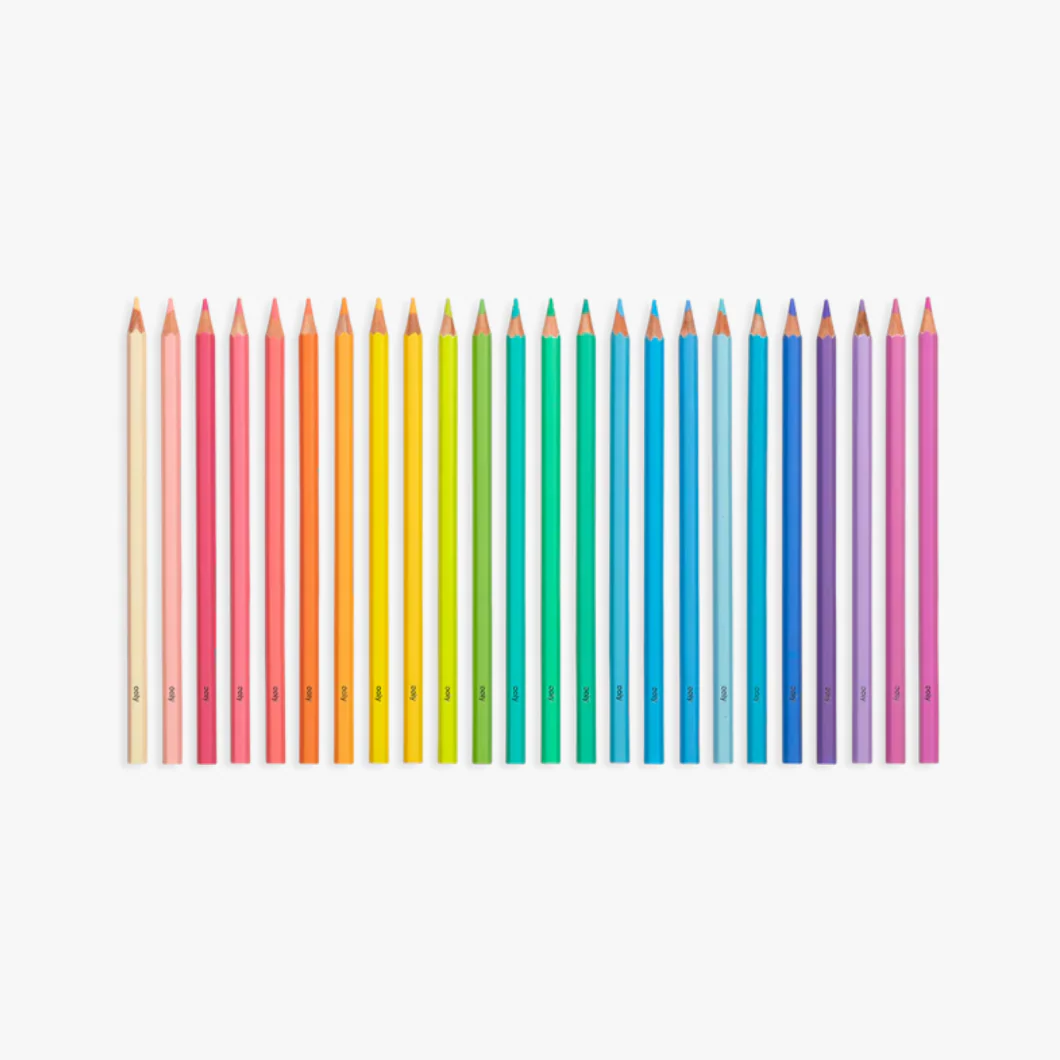 Pastel Hues Colored Pencils - set of 24 - Image 2