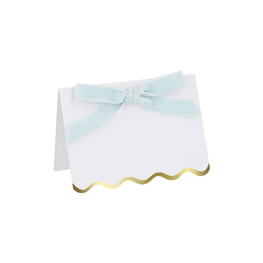 Pastel Velvet Bow Place Cards - Image 7