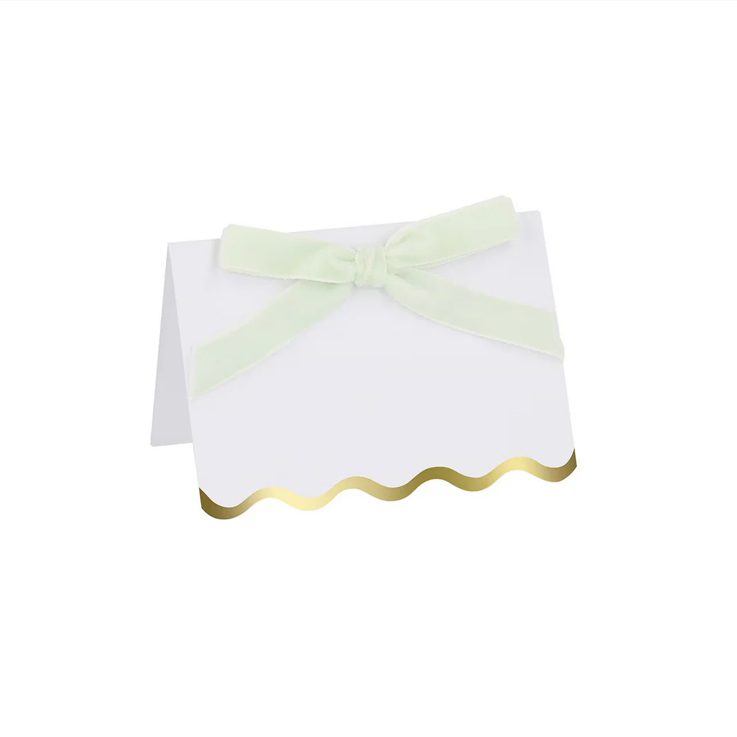Pastel Velvet Bow Place Cards - Image 8