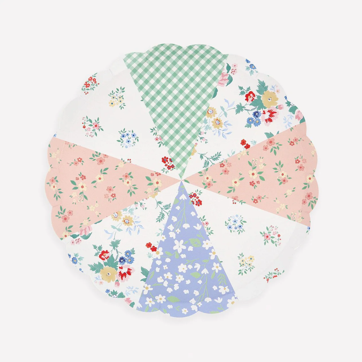 Patchwork Side Plates (x8)