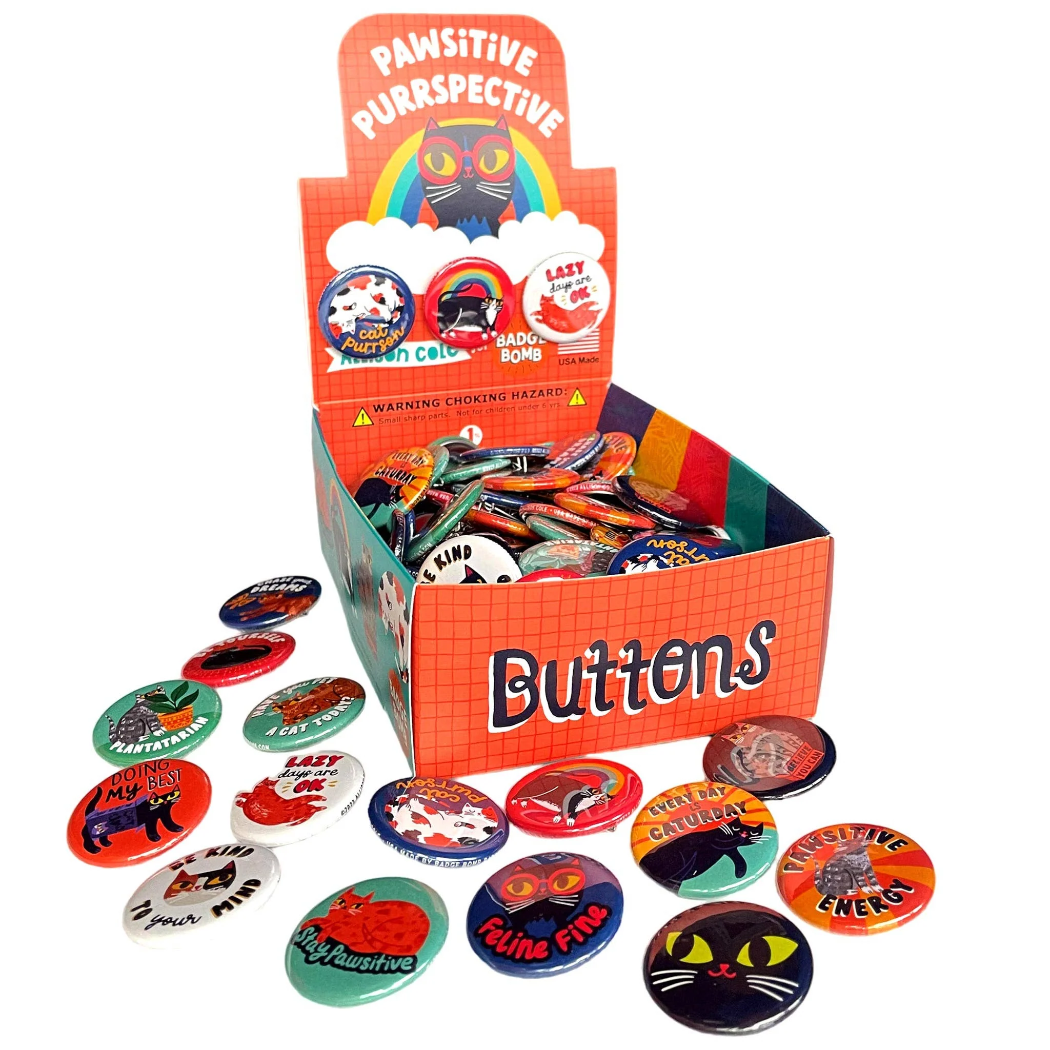 Pawsitive Purrspective Button Box - Image 18
