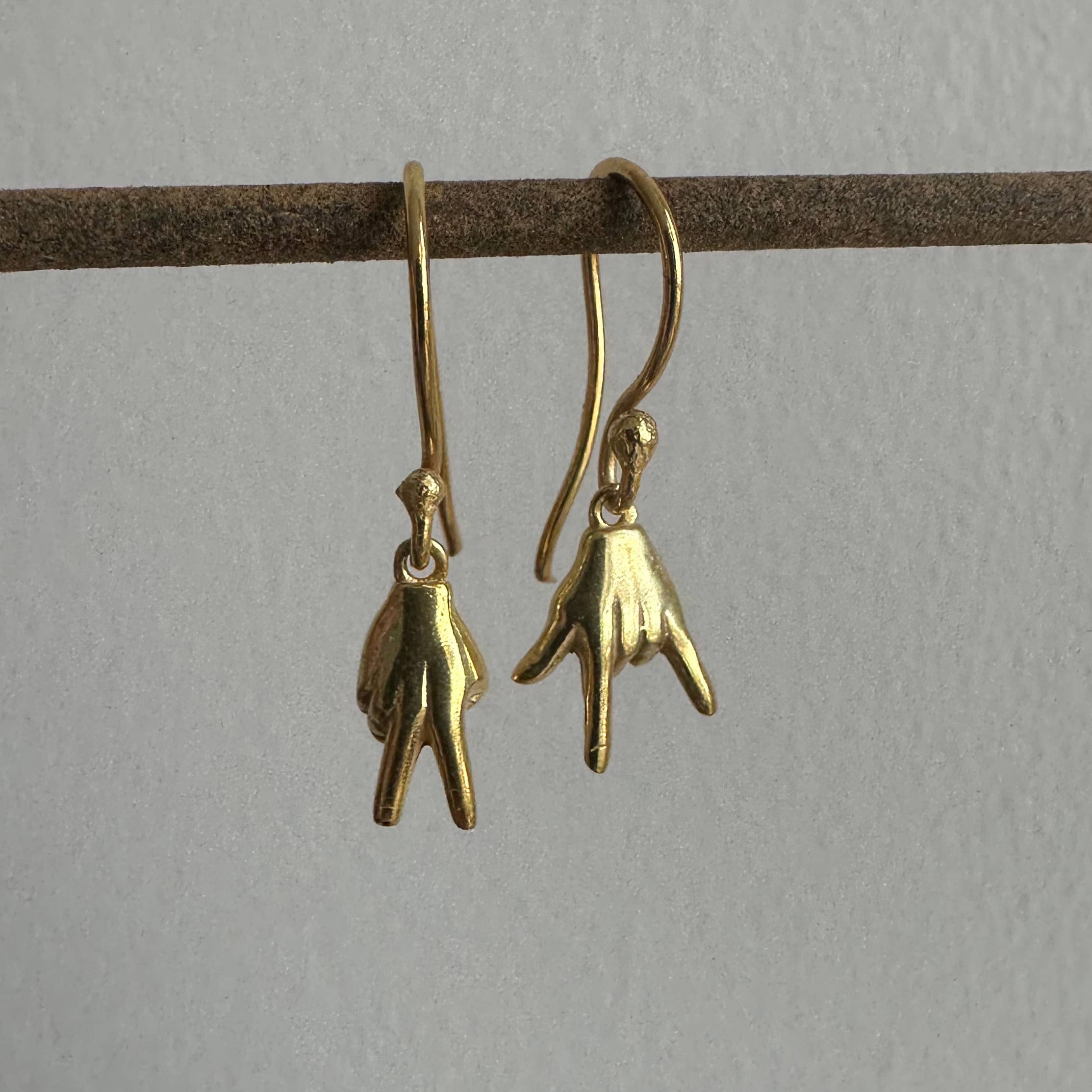 Peace + Rock and Roll Earrings | Friendship Hoops