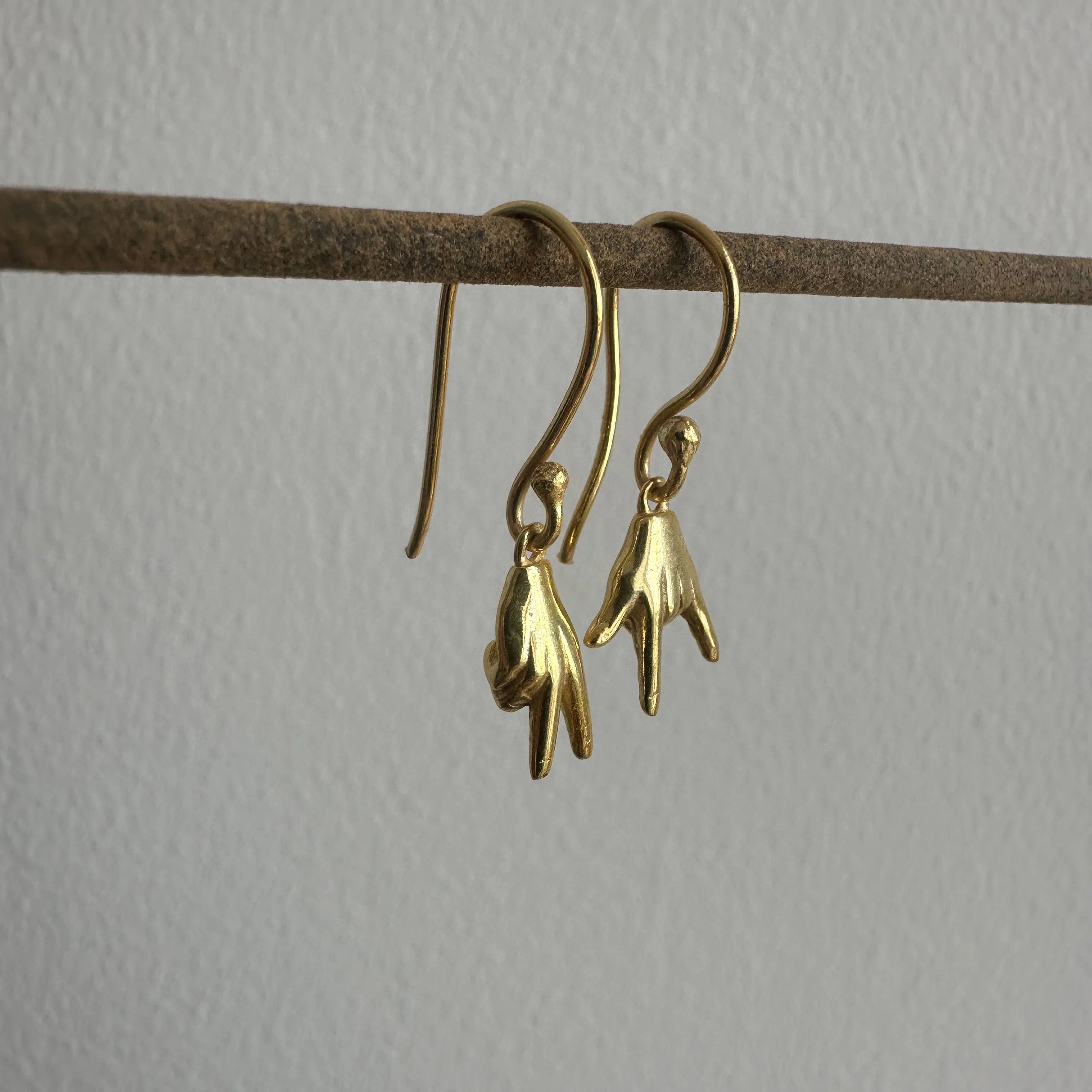Peace + Rock and Roll Earrings | Friendship Hoops - Image 2