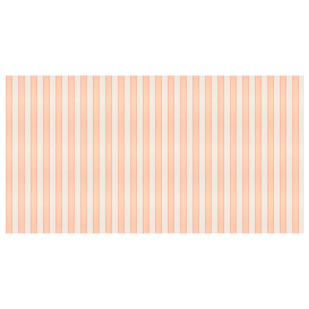 Peach Stripe Tablecloth