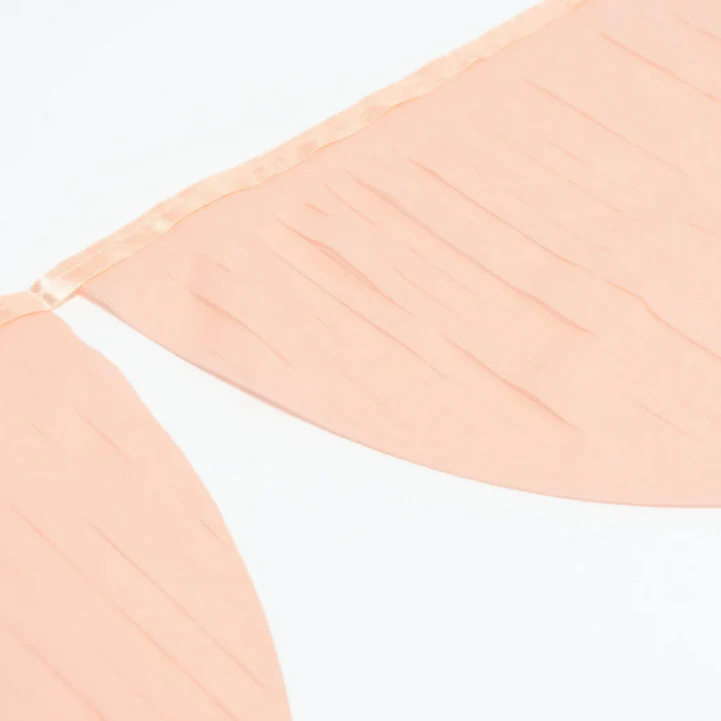 Peach Tissue Paper Scallop Garlands - Image 4