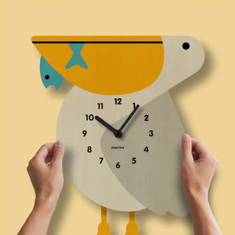 Pelican Pendulum Clock -wood - Image 2
