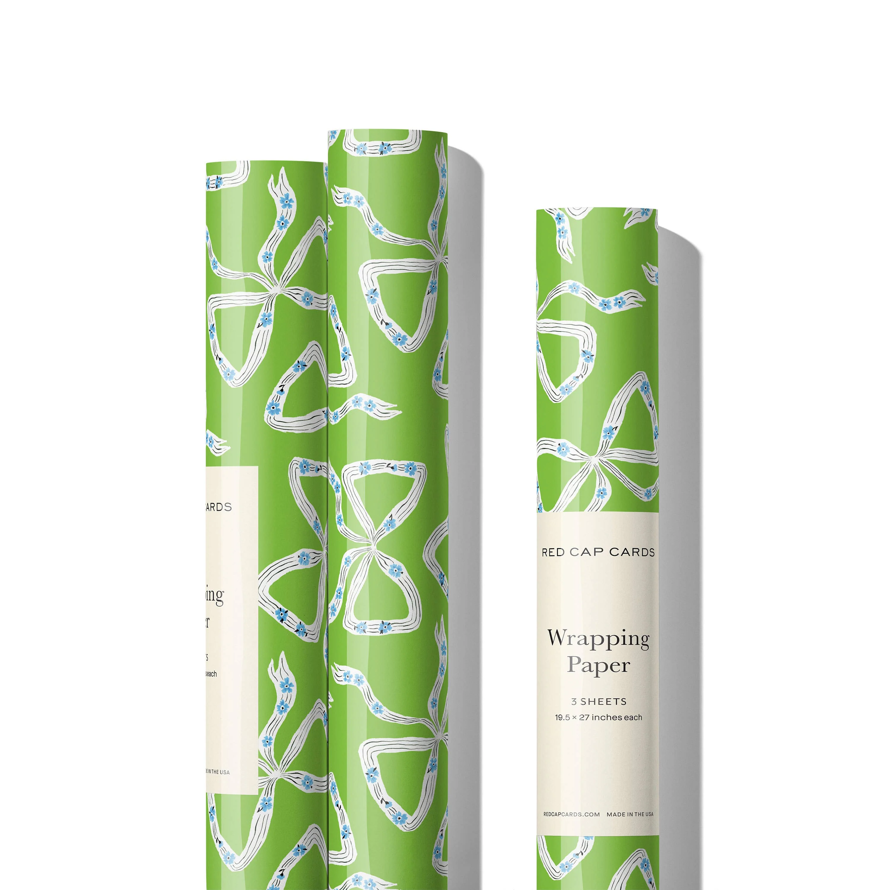Perfect Bow wrapping paper -roll of 3 sheets - Image 2