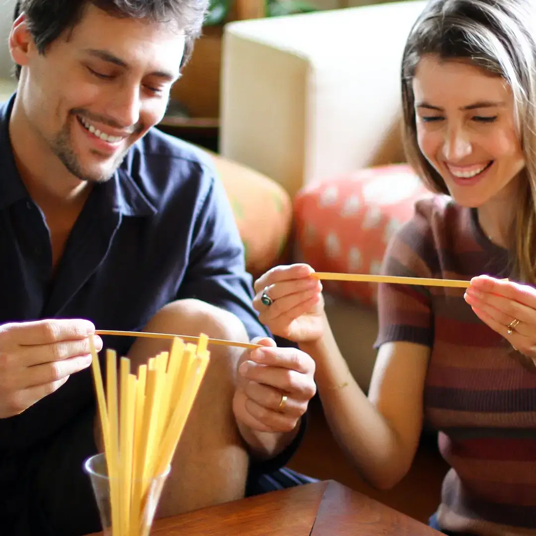 Pick-up Sticks Conversation Game - Happy Hanukkah - 6" Tube - Image 2