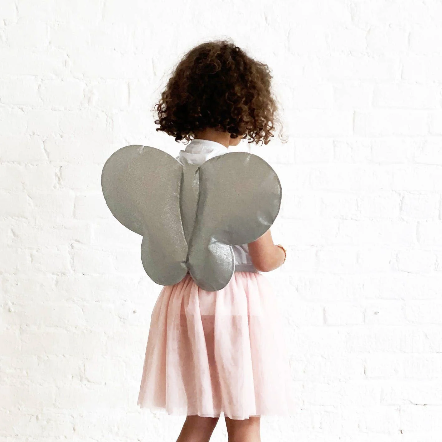 Pink and silver butterfly costume kit - Image 2