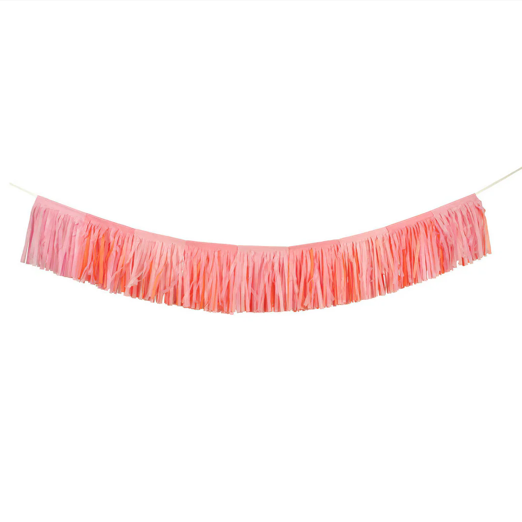 Pink Fringe Garland - Image 2