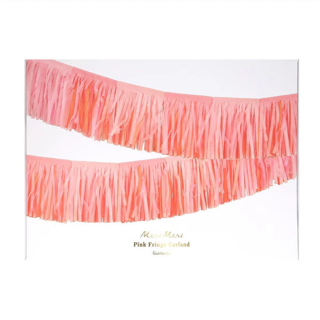 Pink Fringe Garland - Image 3