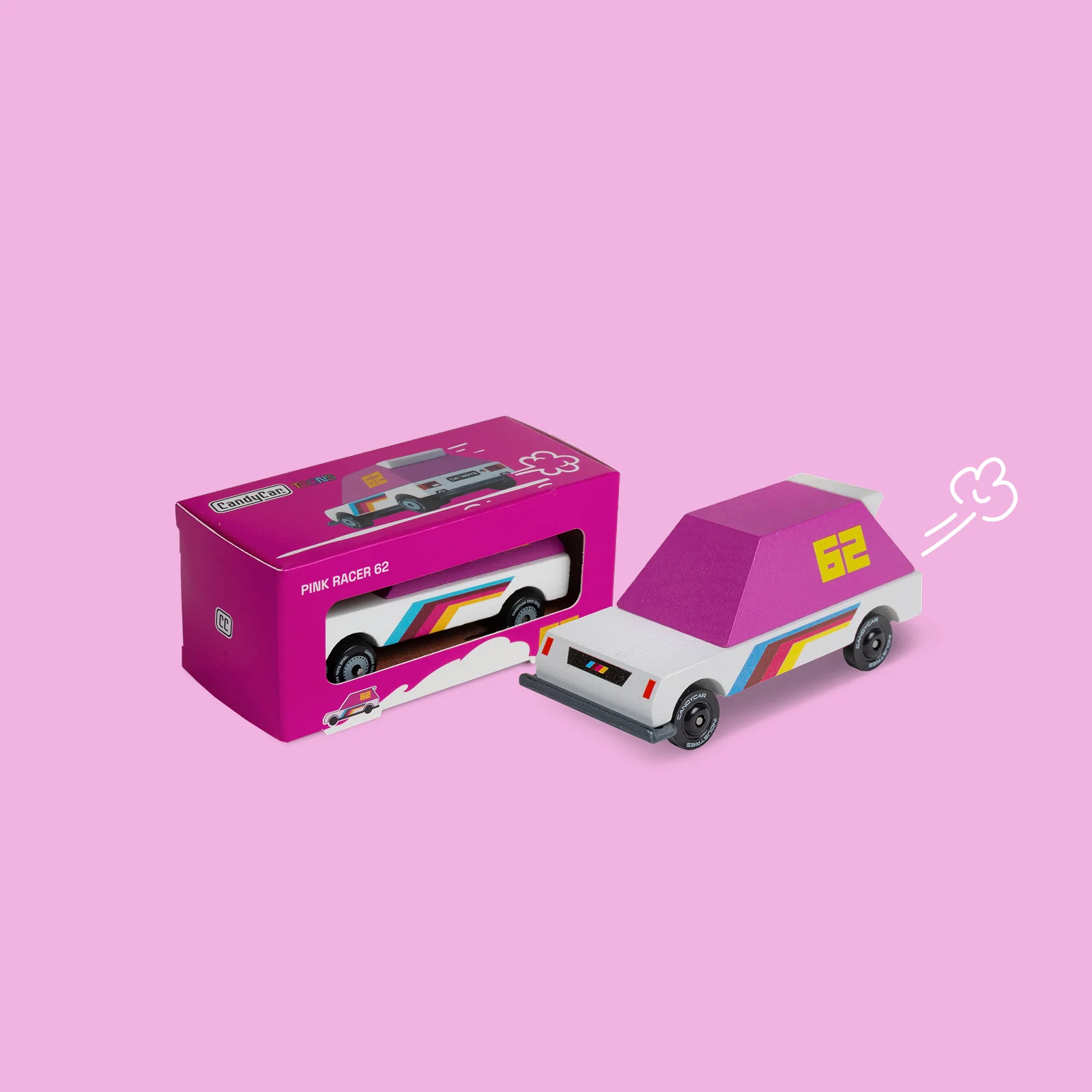 Pink Racer 62 TOONS™ Car - Image 4