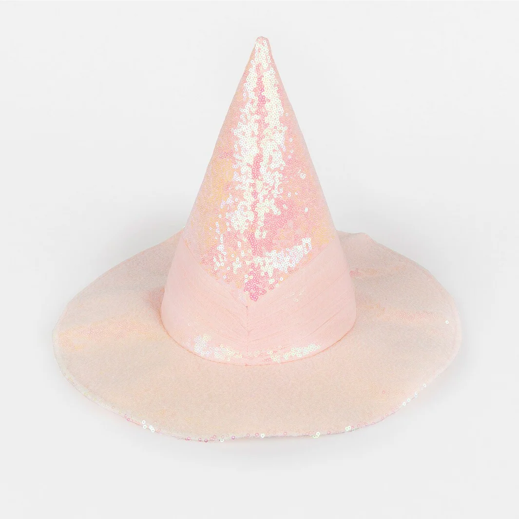 Pink Sequin Witch Hat - Image 2