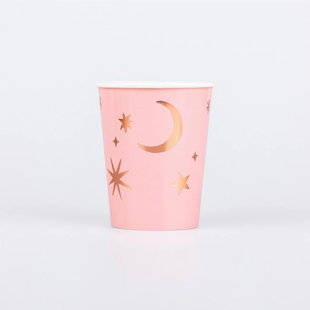 Pink Witch Cups (x8)