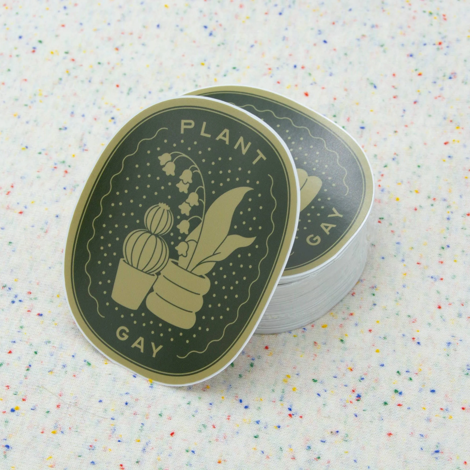 Plant Gay - 3" Vinyl Sticker - Image 5