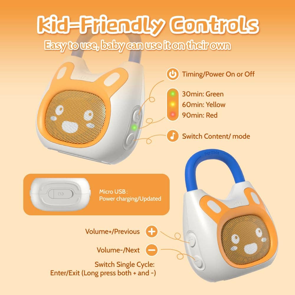 Pocket Bunny – Travel-Friendly Kids' Music Player & Soother - Image 7