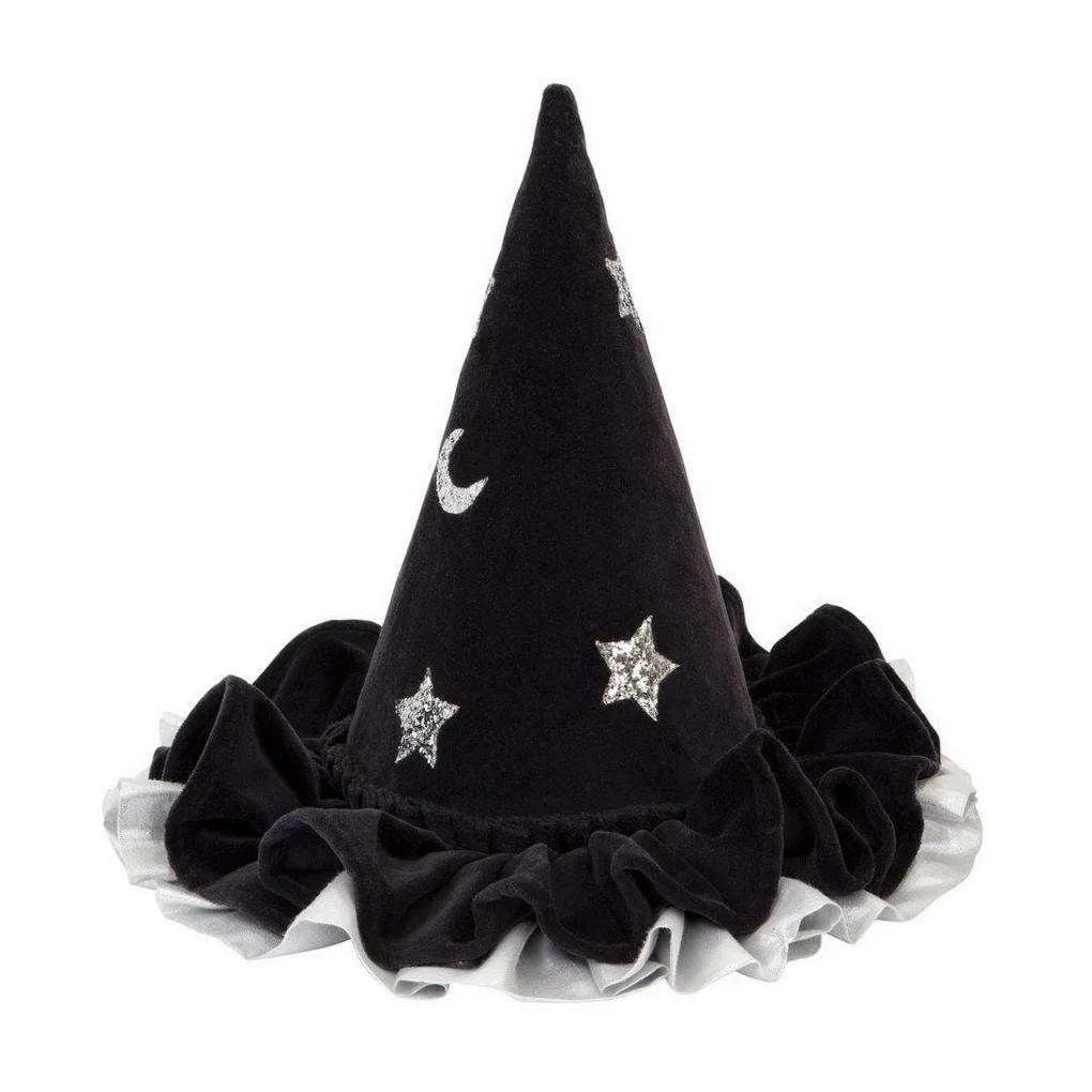 Velvet Pointed Black Wizard/Witch Hat - Image 6