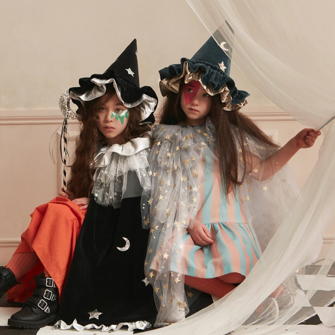 Velvet Pointed Black Wizard/Witch Hat - Image 7