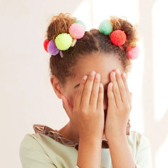 Pompom Unicorn Hair Clips - Image 2