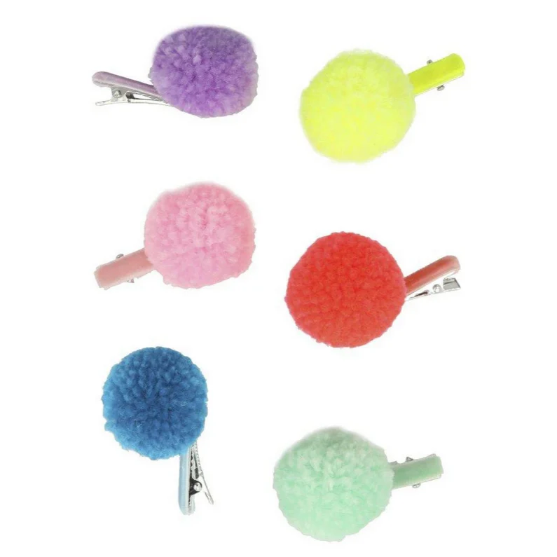 Pompom Unicorn Hair Clips - Image 3