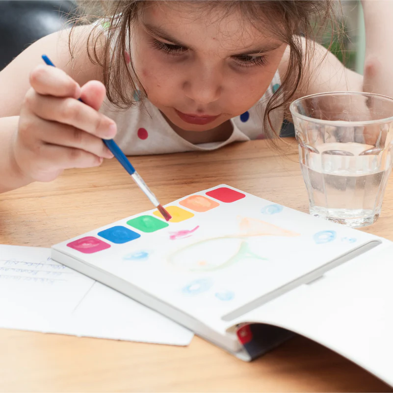 Postcard Paint Book