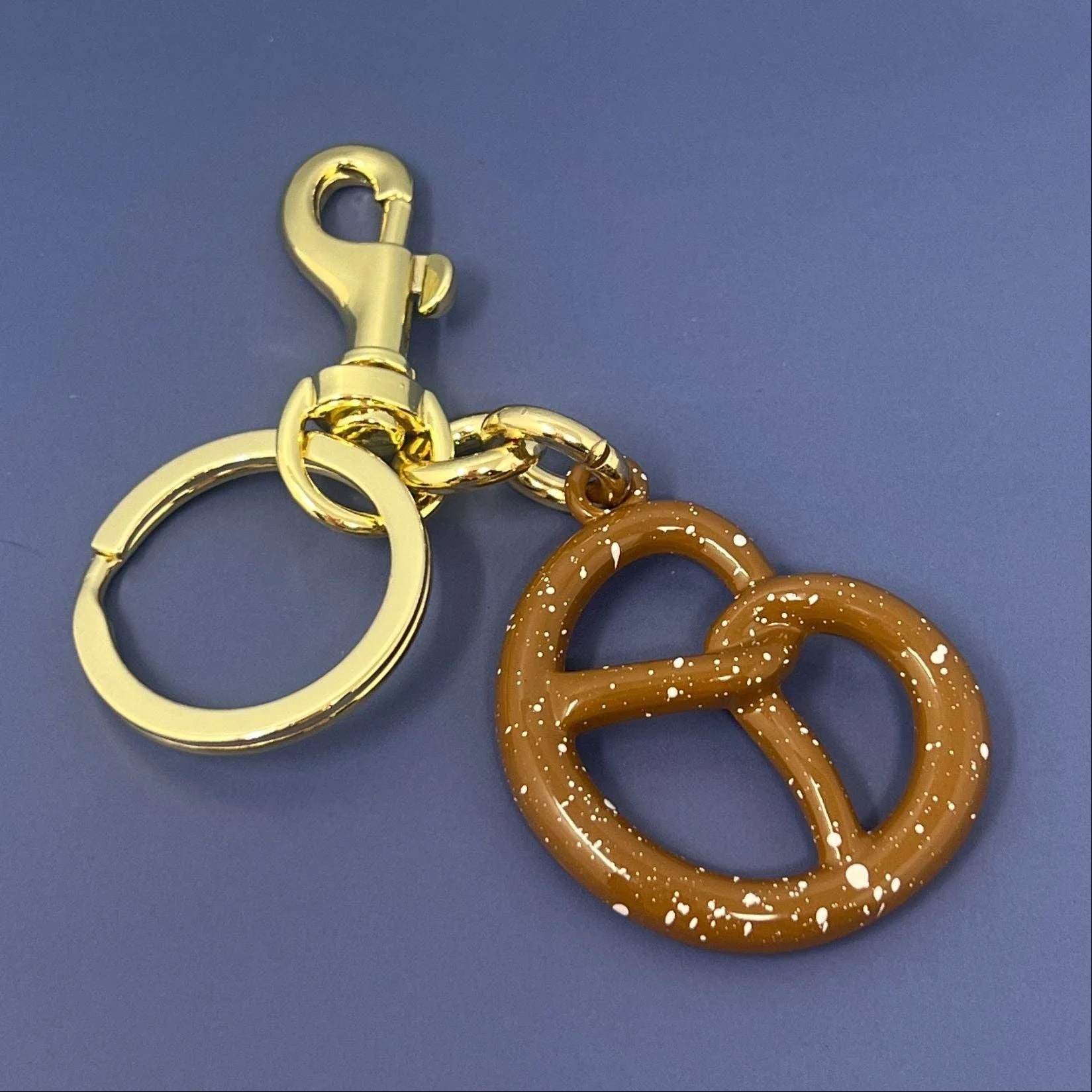 Pretzel Keychain