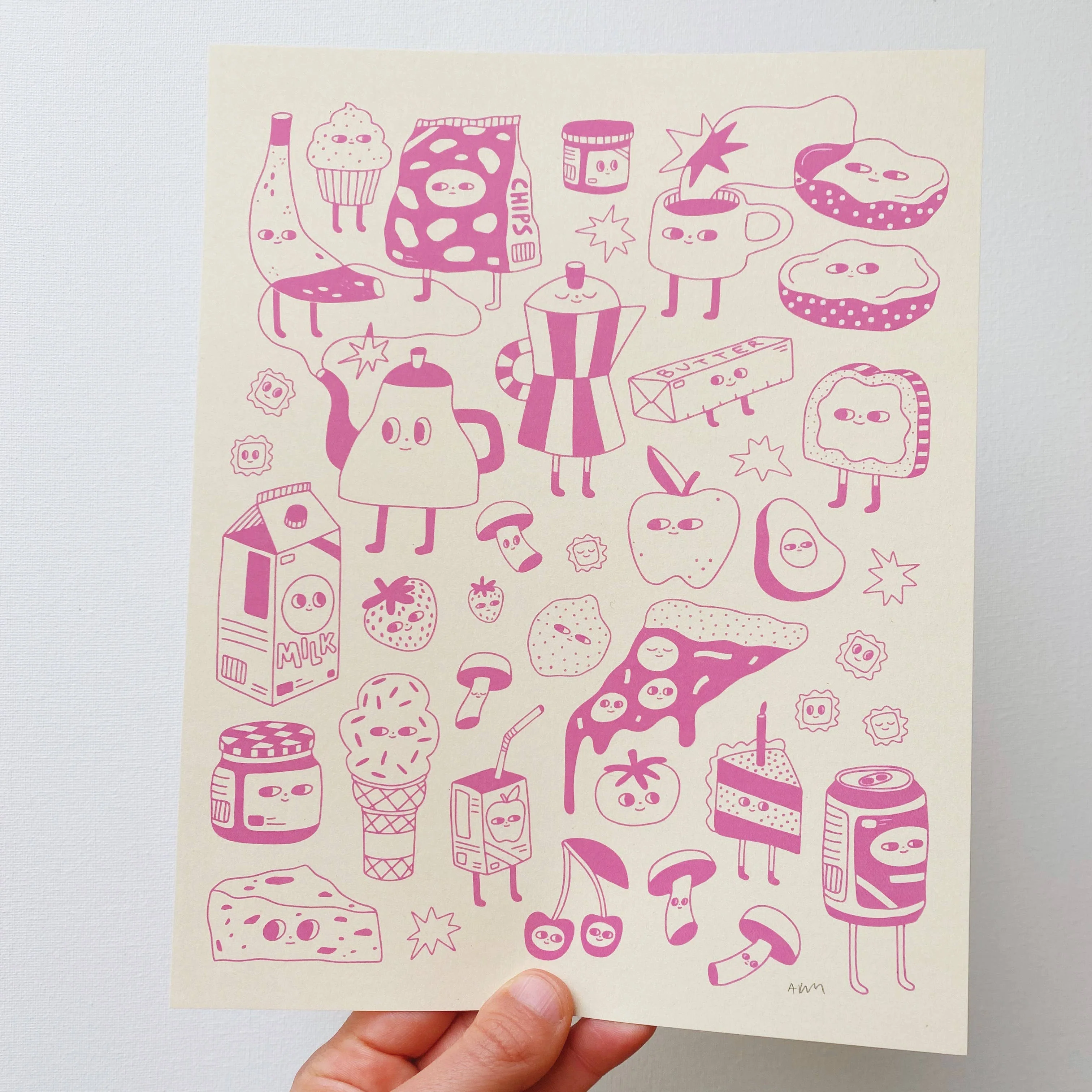 Print - food friends - Image 2