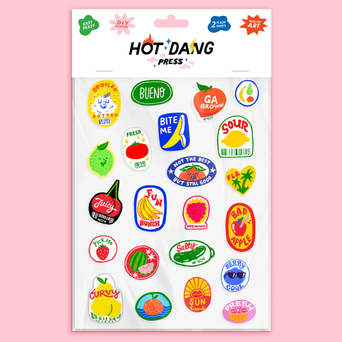 Produce Stickers Sheet Set