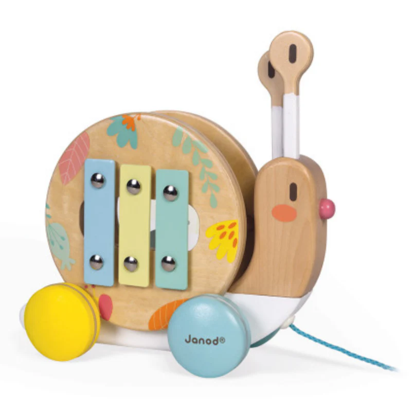 Pull-Along Musical Snail