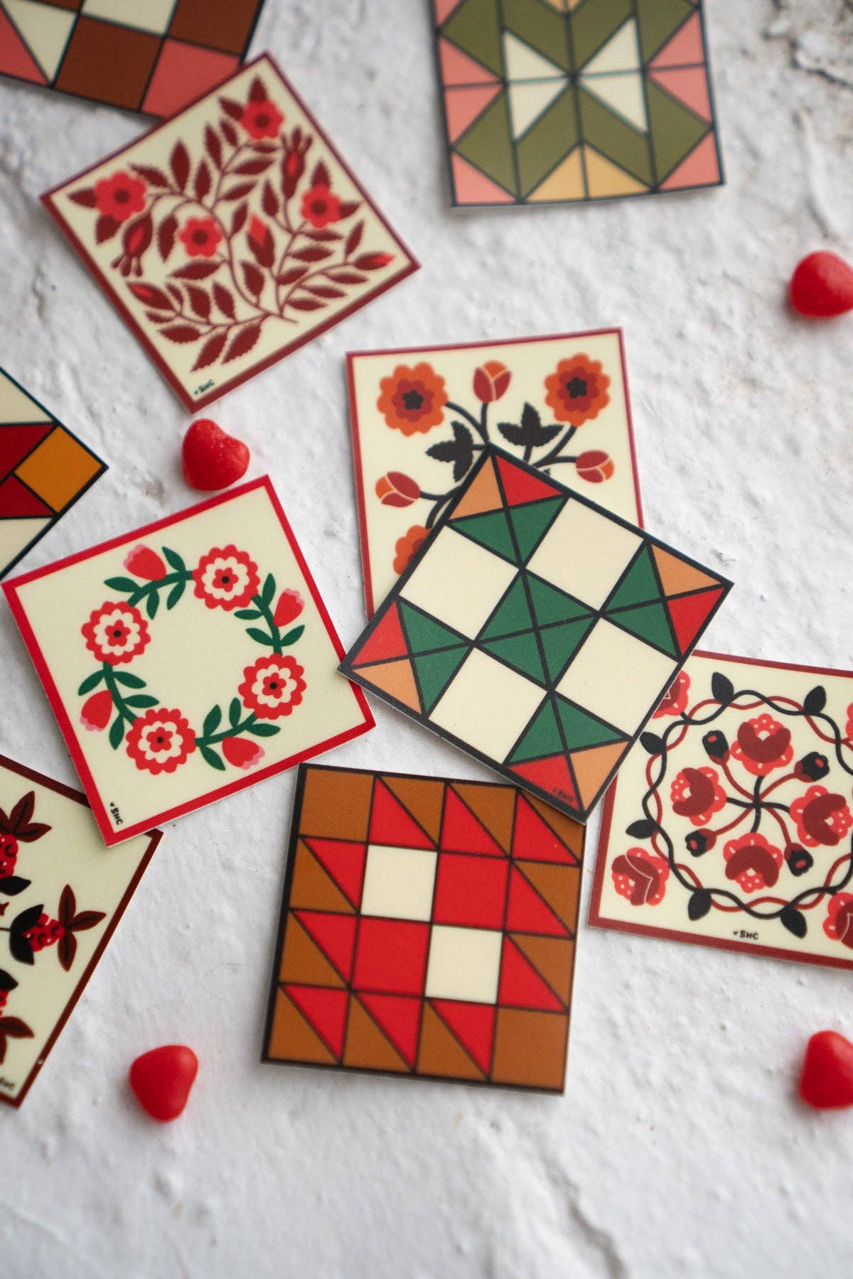 Quilt Block Gap Filler Sticker pk10 - Image 2